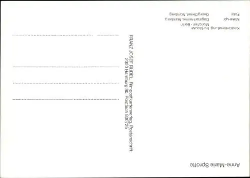 Ak Moderatorin Anne-Marie Sprotte, Portrait, Autogramm