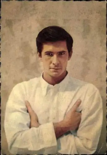 Ak Schauspieler Anthony Perkins, Portrait