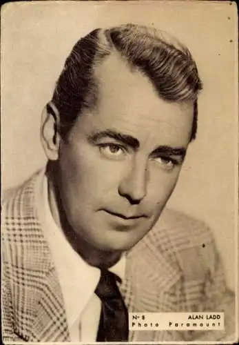 Ak Schauspieler Alan Ladd, Portrait