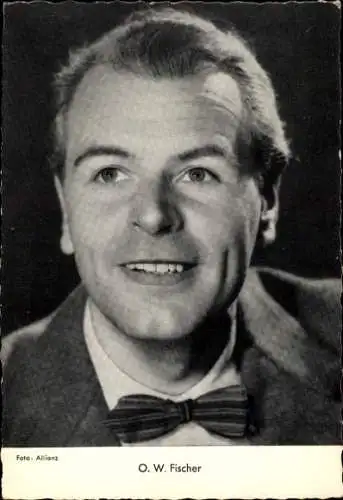 Ak Schauspieler O.W. Fischer, Portrait