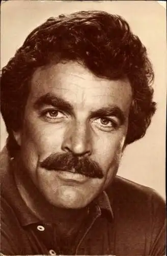 Ak Schauspieler Tom Selleck, Portrait