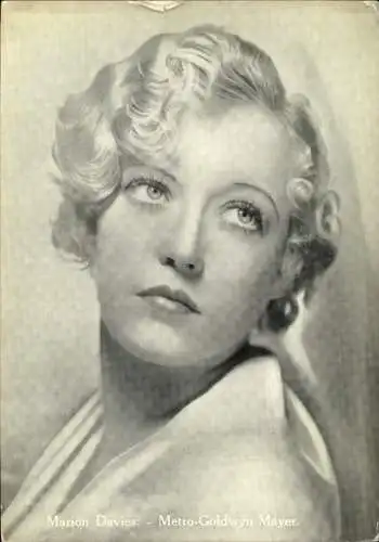 Ak Schauspielerin Marion Davies, Portrait