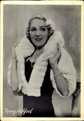 Ak Schauspielerin Mary Pickford, Portrait