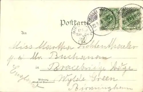 Litho Düsseldorf am Rhein, Ratinger Tor, Königsallee, Hofgarten, Seufzerallee