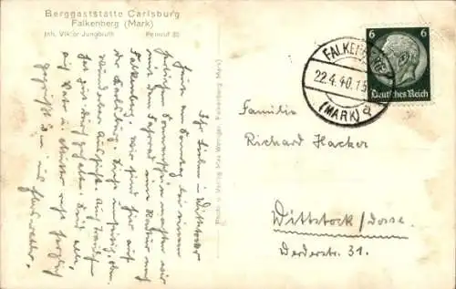 Ak Falkenberg in der Mark, Gesamtansicht