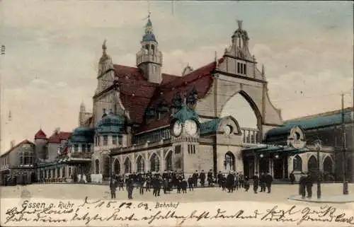 Ak Essen im Ruhrgebiet, Hauptbahnhof