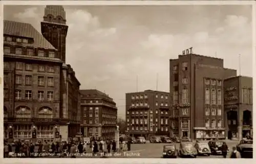 Ak Essen im Ruhrgebiet, Handelshof, Vereinshaus, Haus der Technik