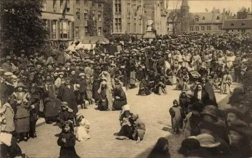 Ak Brüssel, Procession du St. Sang, Le Peuple de Bethleem