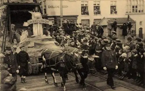 Ak Bruges Brügge Flandern Westflandern, Procession du St. Sang, Char de la Nativité