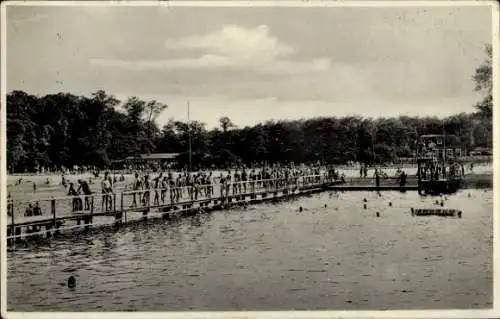 Ak Haltern am See Westfalen, Haus Niemen, Strandbad Alter Garten