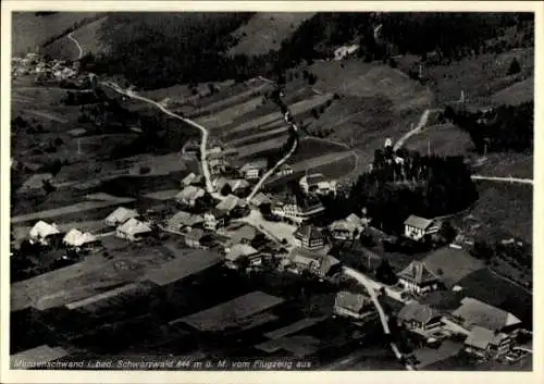 Ak Menzenschwand St. Blasien im Schwarzwald, Fliegeraufnahme