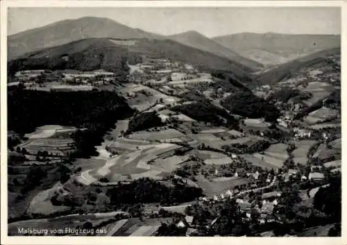 Ak Malsburg Marzell im Schwarzwald, Fliegeraufnahme