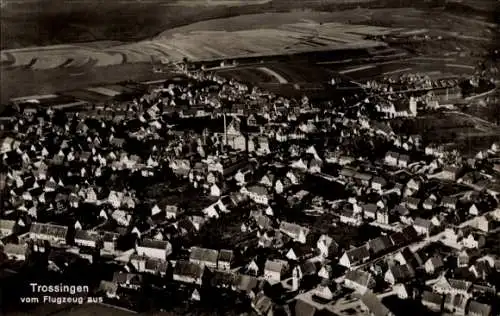 Ak Trossingen auf der Baar, Trossingen vom Flugzeug aus