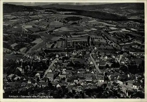 Ak Rimbach im Odenwald, Fliegeraufnahme