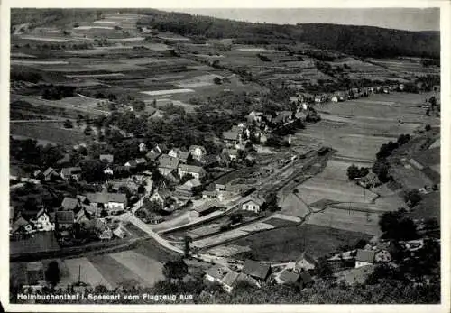 Ak Heimbuchenthal im Spessart, Fliegeraufnahme