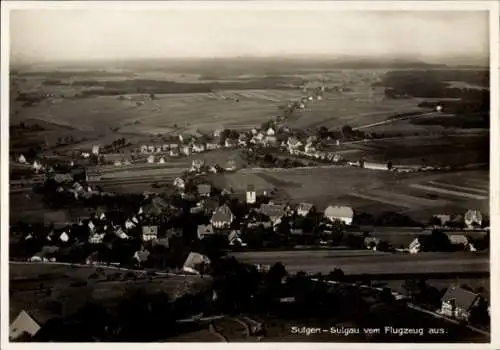 Ak Sulgen Schramberg im Schwarzwald, Fliegeraufnahme, Sulgau