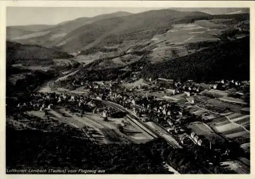 Ak Lorsbach Hofheim im Taunus Hessen, Fliegeraufnahme