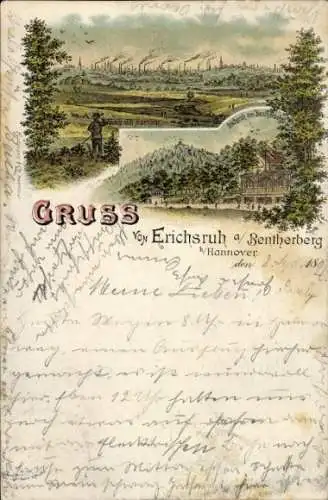 Litho Ronnenberg in Niedersachsen, Benther Berg, Erichsruh