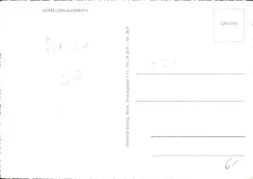 Ak Alkenrath Leverkusen im Rheinland, Teilansicht des Ortes, Wohnhäuser