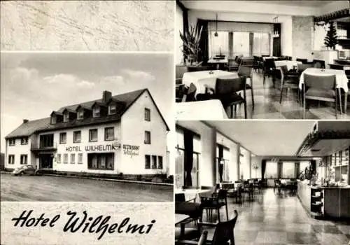 Ak Auderath in der Eifel, Hotel Wilhelmi, Restaurant, Inhaber Erich Wein, Bundesstraße 259