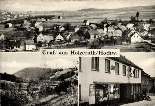 Ak Holzerath im Hunsrück, Gesamtansicht, Gasthaus-Kaufhaus Bales Fries