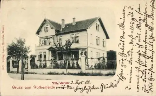 Ak Bad Rothenfelde am Teutoburger Wald, Villa Werner