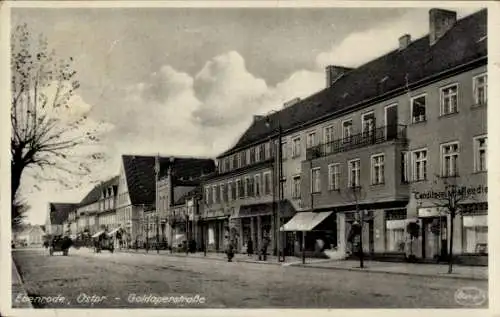 Ak Nesterow Stallupönen Ebenrode Ostpreußen, Goldaper Straße, Geschäfte