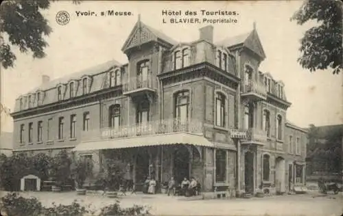 Ak Yvoir sur Meuse Wallonien Namur, Hotel des Touristes