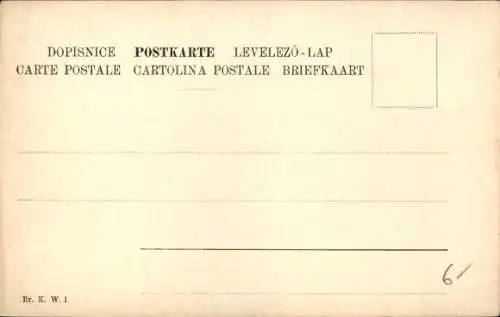 Ak Wiener Typen, Obstlerin