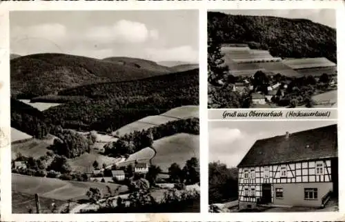 Ak Oberrarbach Schmallenberg im Sauerland, Gasthof Pension Wollmeiner