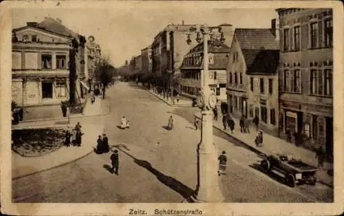 Ak Zeitz im Burgenlandkreis, Schützenstraße