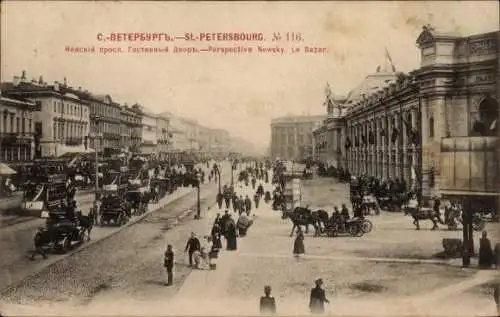 Ak Sankt Petersburg Russland, Newski-Prospekt