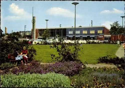 Ak Recklinghausen im Ruhrgebiet, Hauptbahnhof, Außenansicht