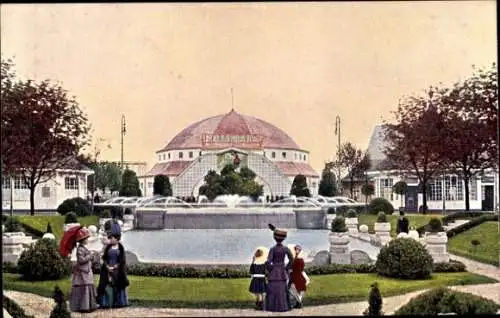 Künstler Ak München, Reitbahn, Ausstellung 1910