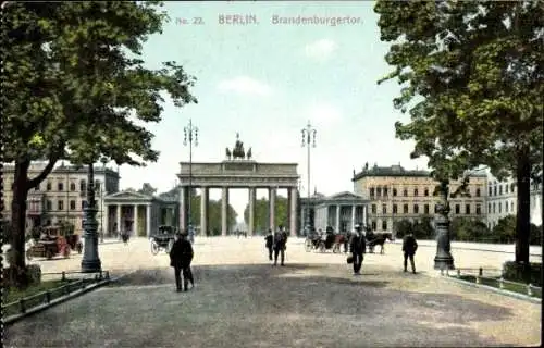 Ak Berlin, Brandenburger Tor