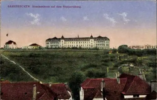 Ak Saarbrücken, Krankenhaus auf dem Reppertsberg