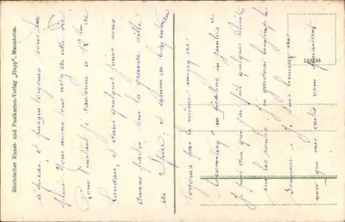 Ak Edenkoben i.d. Pfalz, Teilansicht des Ortes, Schornsteine, Gebirge