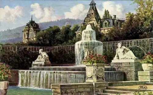 Ak Baden Baden am Schwarzwald, Josephinenbrunnen