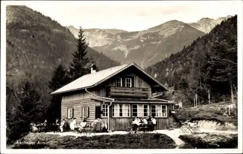 Ak Mittenwald in Oberbayern, Aschauer Alm