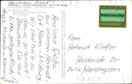 Ak Misburg Hannover in Niedersachsen, Kirche, Stadtdetails, Vogelschau