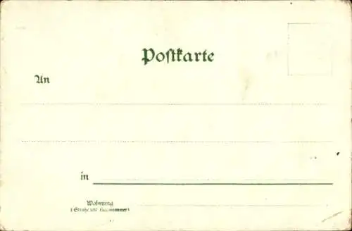 Litho Hannover in Niedersachsen, Sachsenross, Promenade, Herrenhauser Allee