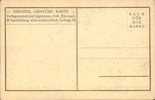 Ak Lutherstadt Eisenach in Thüringen, Hotel Kaiserhof, Kaminecke, Halle