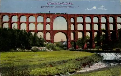 Ak Mylau Reichenbach im Vogtland, Göltzschtalbrücke