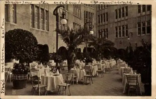 Ak Berlin Tiergarten, Hotel Der Fürstenhof, Hofgarten, Potsdamer Platz