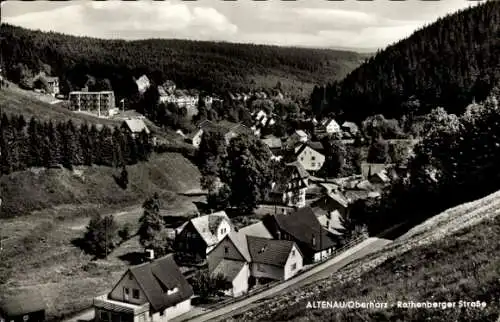 Ak Altenau Clausthal Zellerfeld im Oberharz, Rathenberger Straße