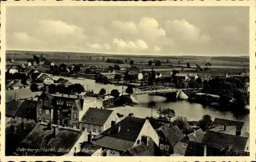 Ak Oderberg im Kreis Barnim, Blick vom Albrechtsberg auf den Ort