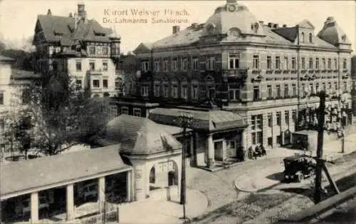 Ak Dresden Weißer Hirsch, Dr. Lahmanns Sanatorium