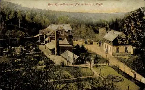 Ak  Netzschkau im Vogtland, Bad Rosenthal