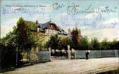 Ak Mehltheuer Rosenbach im Vogtland, Hotel Waldhaus