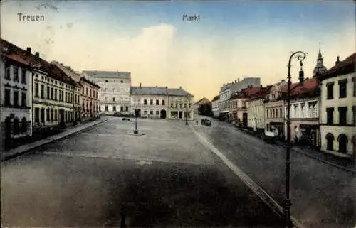 Ak Treuen im Vogtland, Markt